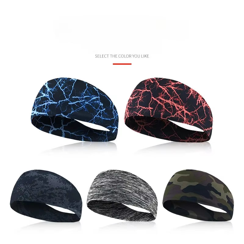 Sport Headbands Bike Cycling Running Sweatband Fitness Jogging Tennis Yoga Gym Headscarf Head Sweat Hair Band Bandage Men Women