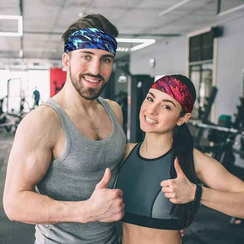 Sport Headbands Bike Cycling Running Sweatband Fitness Jogging Tennis Yoga Gym Headscarf Head Sweat Hair Band Bandage Men Women